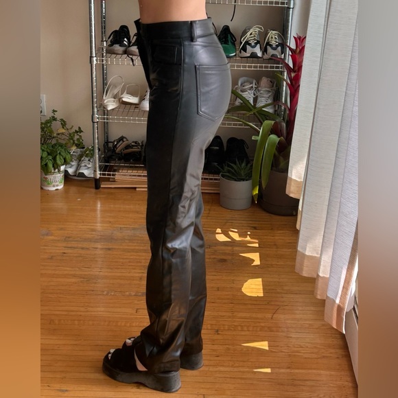 Zara Leather Pants - Picture 3 of 3